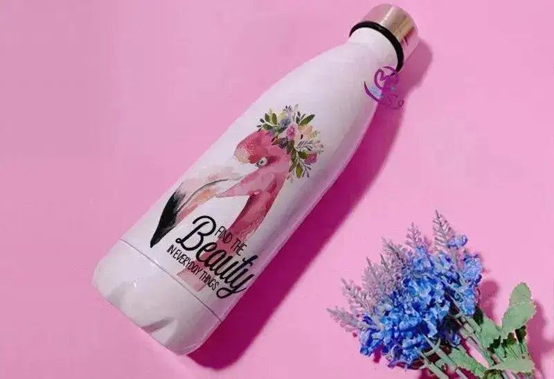 Thermal bottle & Flask -Flamingos - WE PRINT