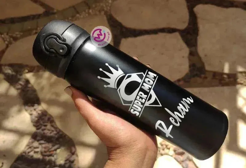 Thermal Mug With Lock ( Engrave ) - Mother's Day - WE PRINT