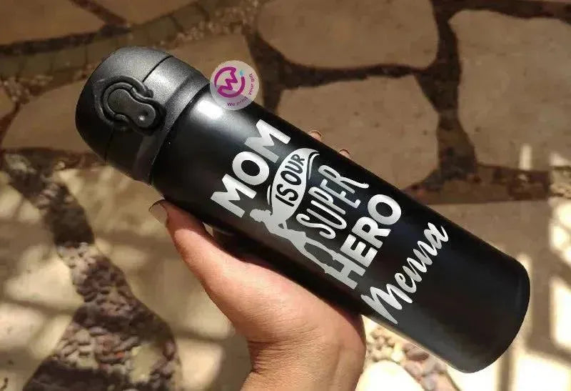 Thermal Mug With Lock ( Engrave ) - Mother's Day - WE PRINT