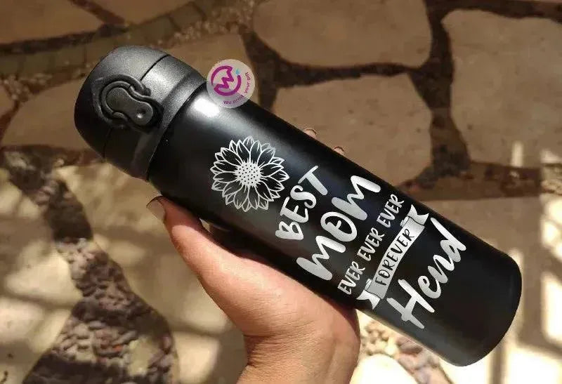 Thermal Mug With Lock ( Engrave ) - Mother's Day - WE PRINT