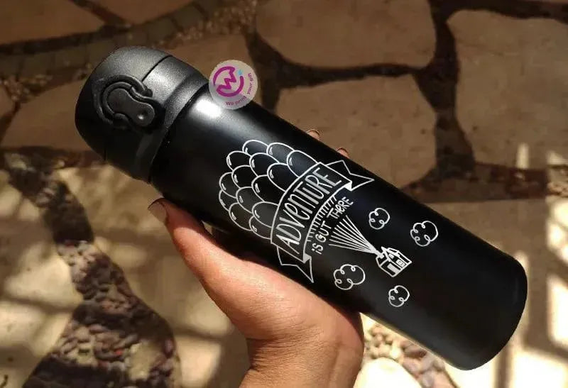 Thermal Mug With Lock ( Engrave ) - Valentine's Day - WE PRINT