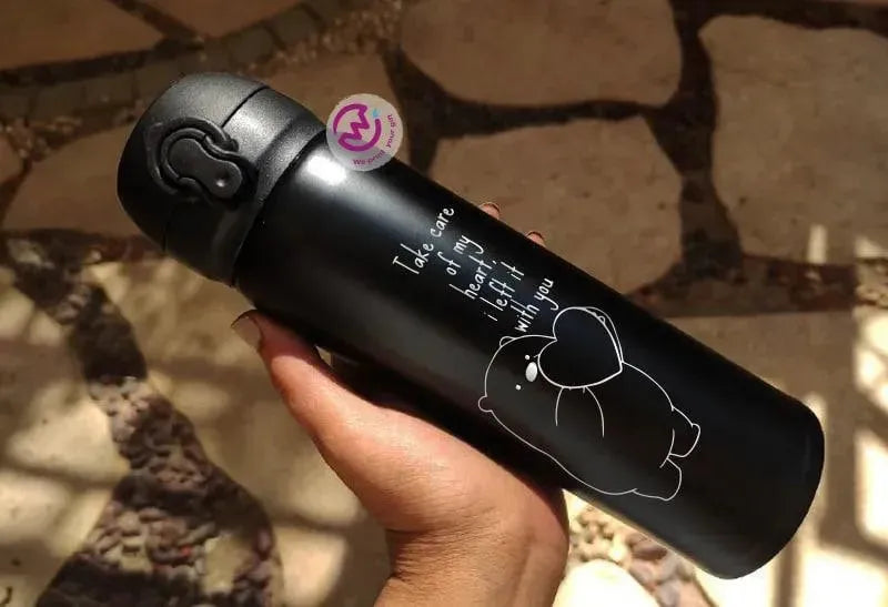 Thermal Mug With Lock ( Engrave ) - Valentine's Day - WE PRINT