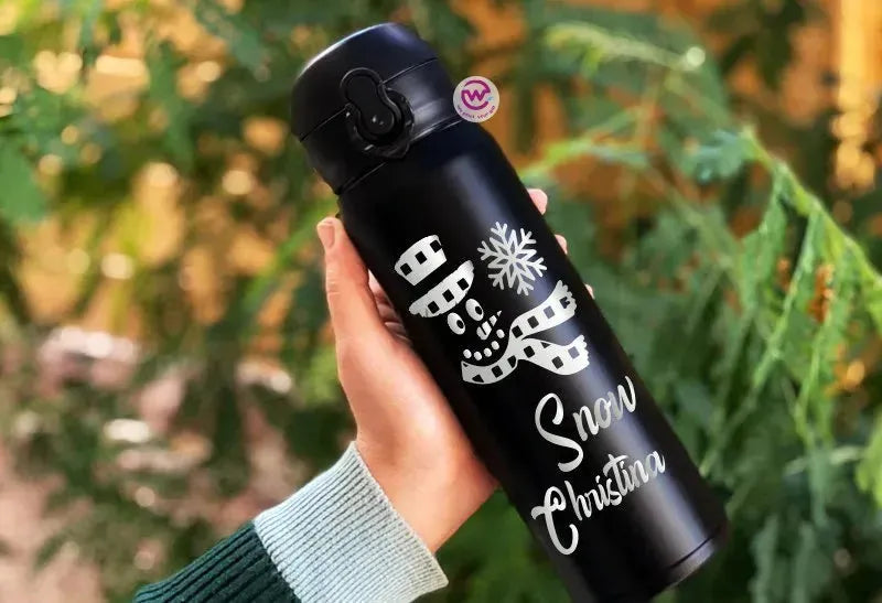 Thermal Mug with Lock-Engraved-Christmas designs - WE PRINT