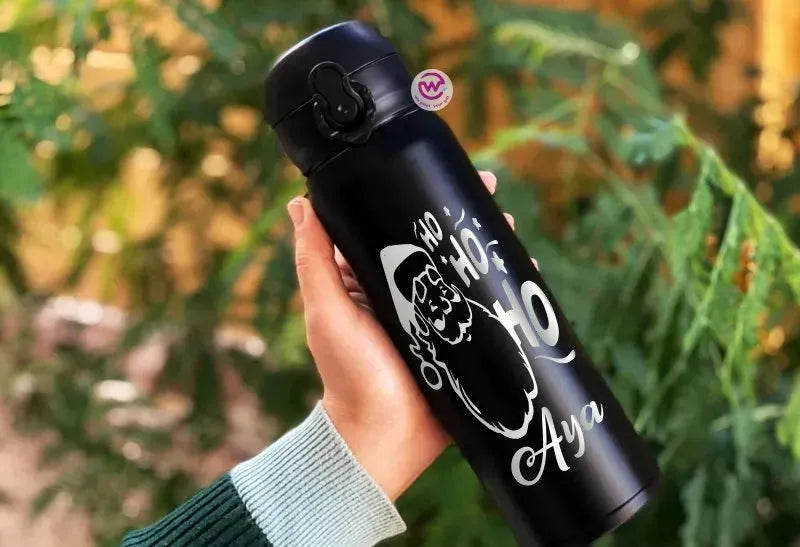 Thermal Mug with Lock-Engraved-Christmas designs - WE PRINT