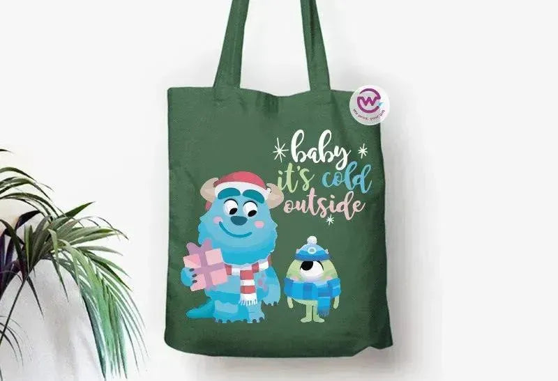 Tote Bag - Christmas- Monster inc. - WE PRINT
