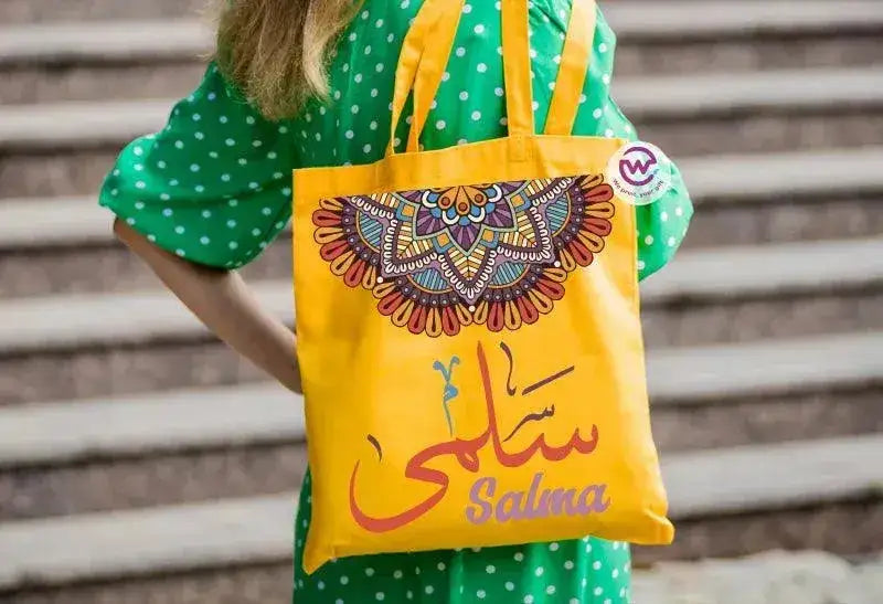 Tote Bag -Mandala -Names - WE PRINT