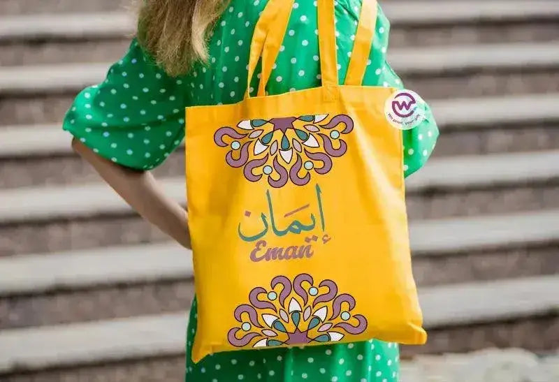 Tote Bag -Mandala -Names - WE PRINT