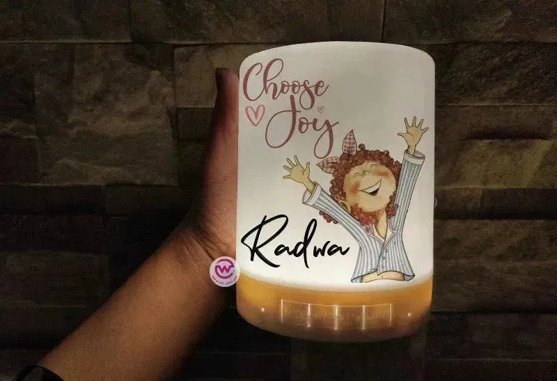 Touch-Lamp speaker- Motivation-B - WE PRINT