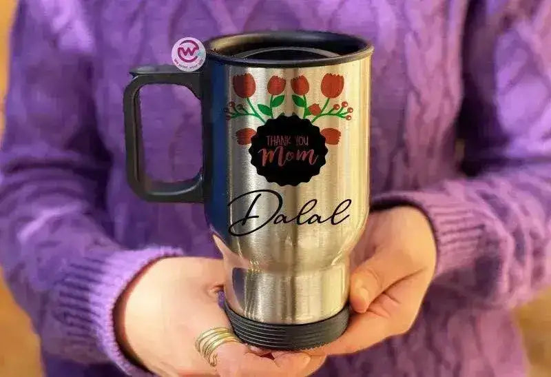Travel Mug - Silver - Mother's Day - WE PRINT