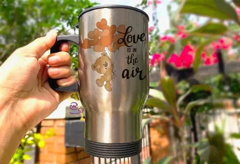 Travel Mug - Silver - Valentine's 1 - WE PRINT