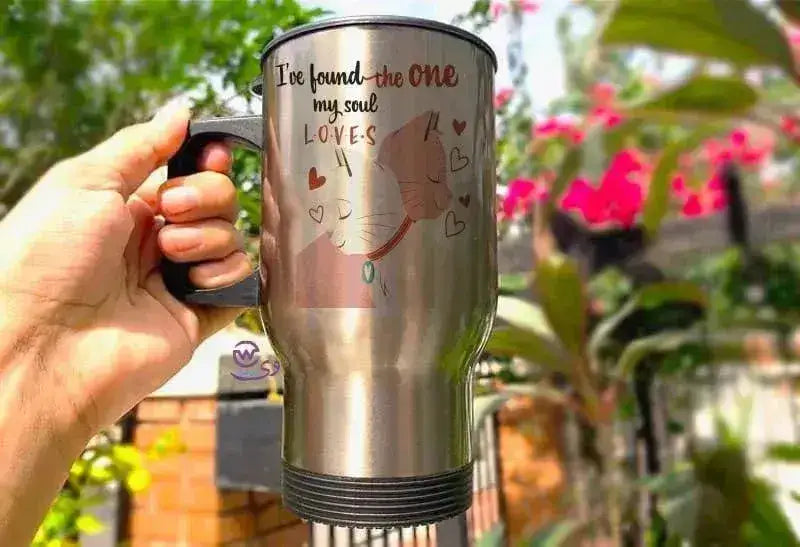 Travel Mug - Silver - Valentine's 1 - WE PRINT