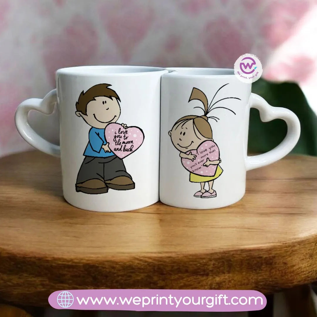 Twin Mug Set - Valentine - WE PRINT