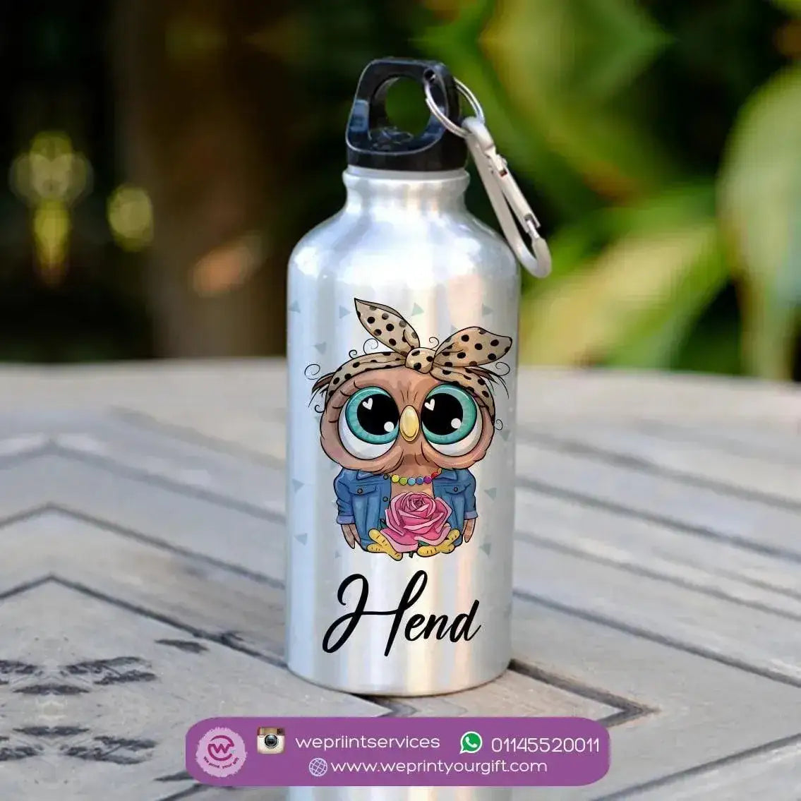 Water Bottle flask-Aluminium -kawaii-A - WE PRINT