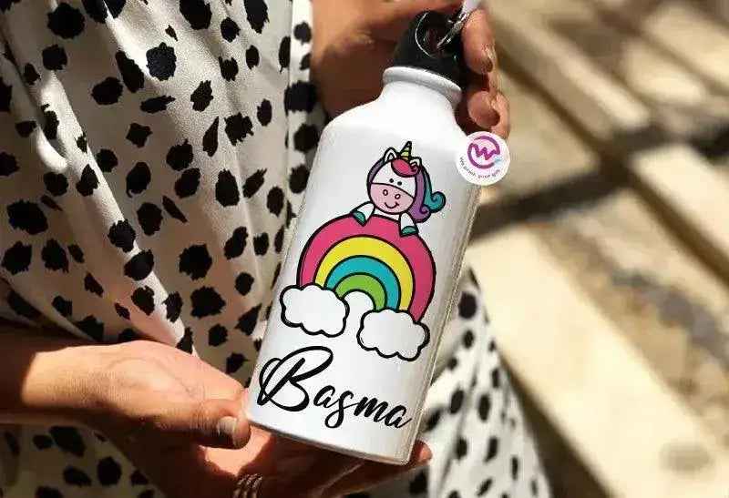 Water Bottle flask-Aluminium - Unicorn