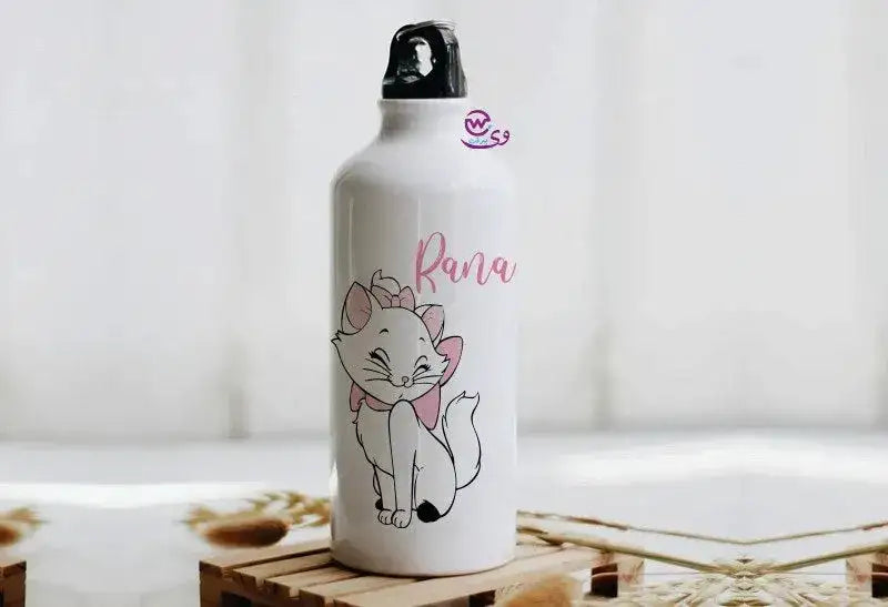 Water Bottle flask -Aluminum -Cats Lovers - WE PRINT