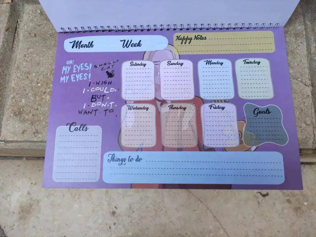 Weekly Planner - Friends Series - WE PRINT