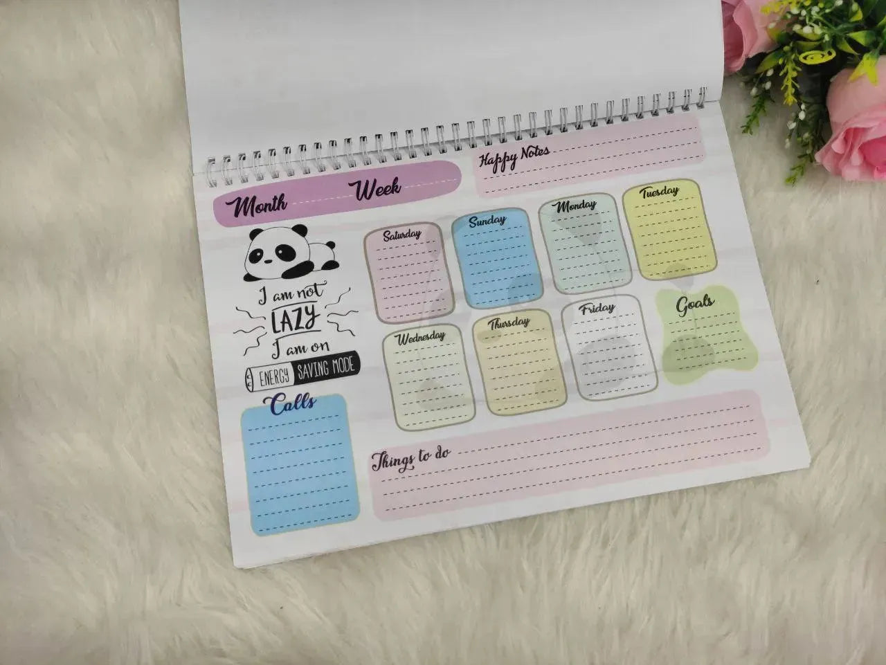 Weekly Planner - Panda-B - WE PRINT