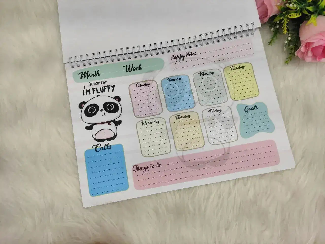 Weekly Planner - Panda-B - WE PRINT
