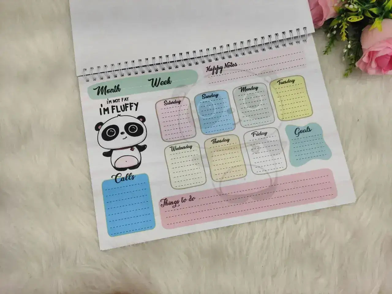 Weekly Planner - Panda-B - WE PRINT