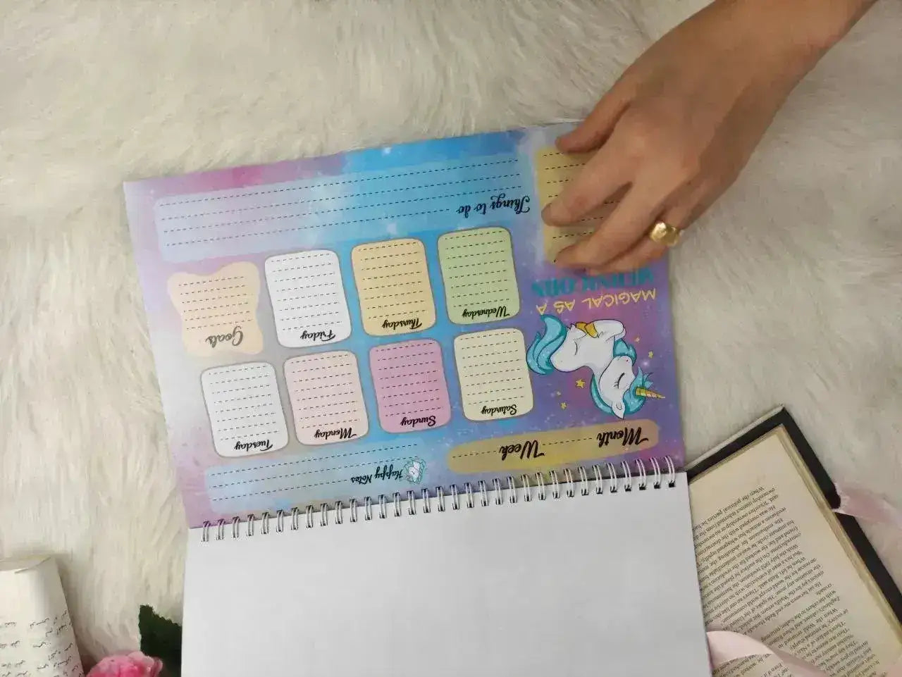 Weekly Planner - Unicorn - WE PRINT