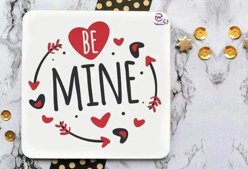 Wooden Coaster -Valentine's Day - WE PRINT