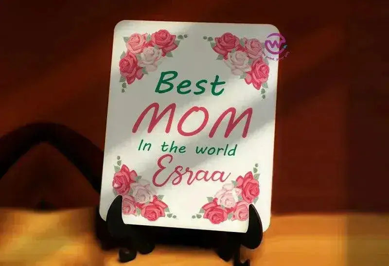 Wooden Desk photo Frame -Mother's Day - WE PRINT