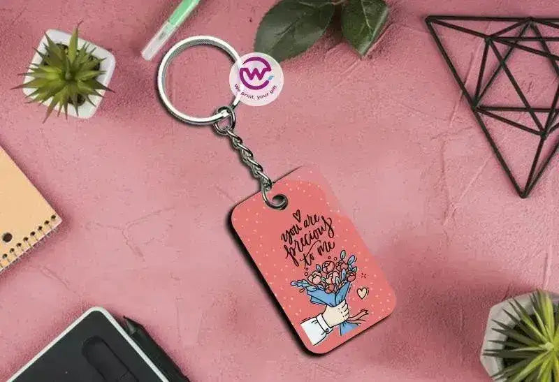 Wooden Keychain - Valentine's Day - WE PRINT