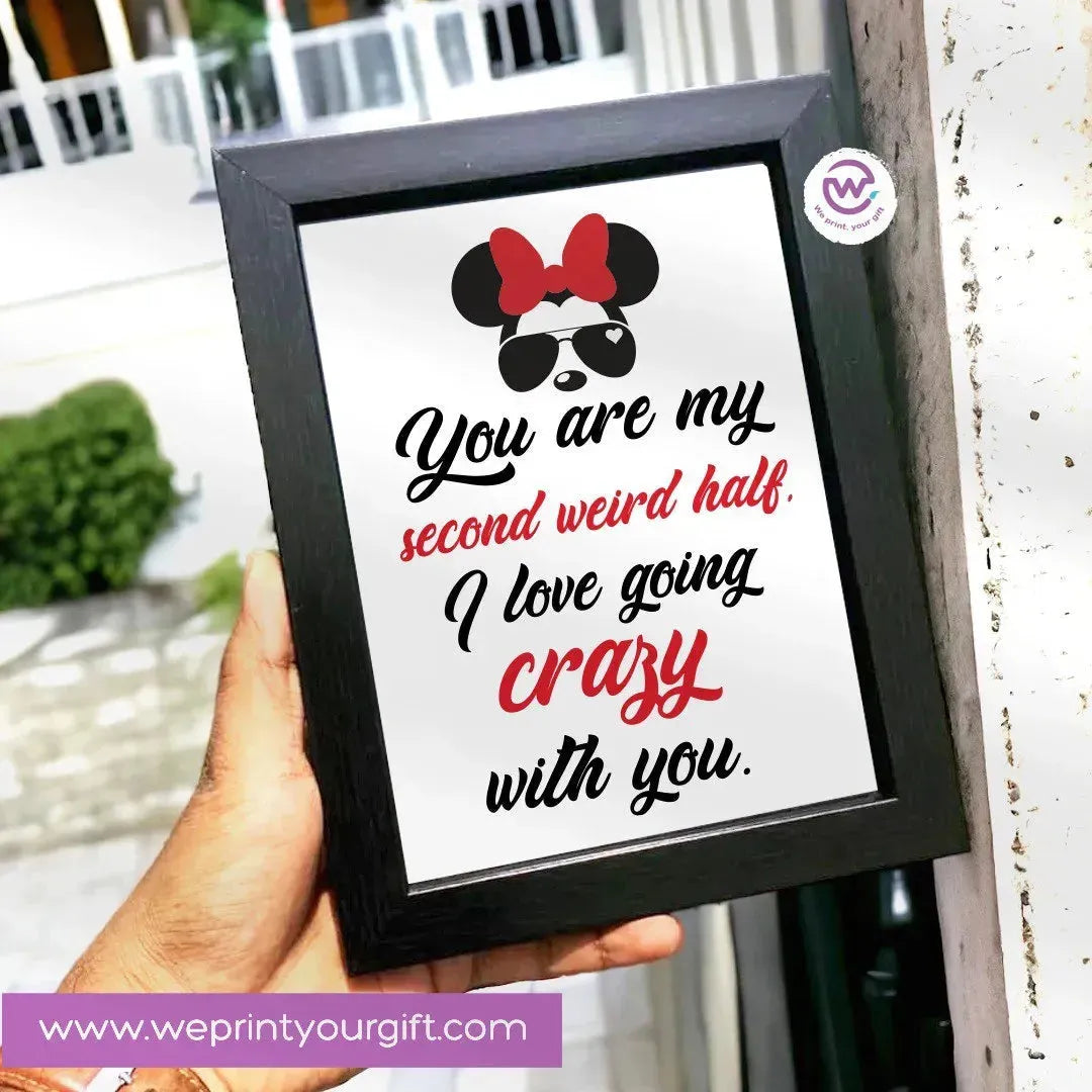 Wooden Photo Frame-Disney - WE PRINT