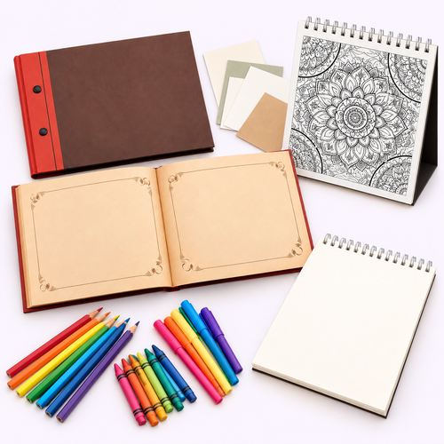 Books - Sketch and Coloring books