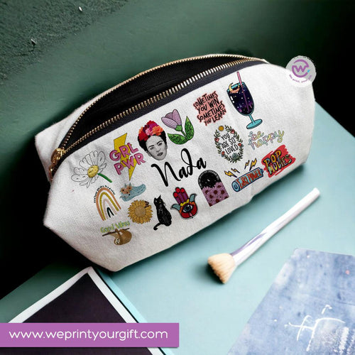 Boxy Makeup Bag - Fabric