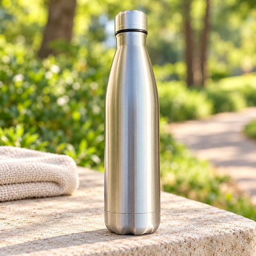 Silver Thermal Bottle