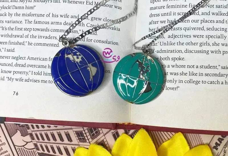 Map necklace