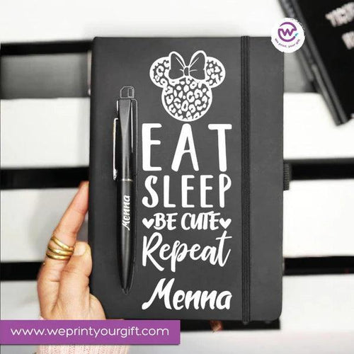 Rubber Notebook with magnetic pen