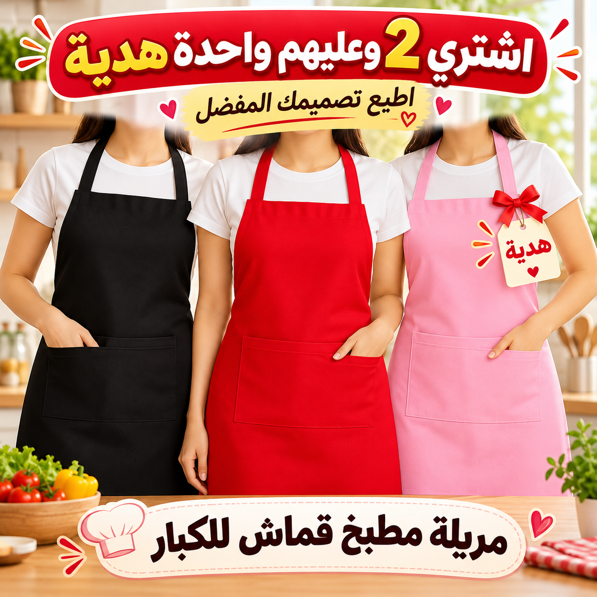 Adult Apron - Buy 2 Get 1 free