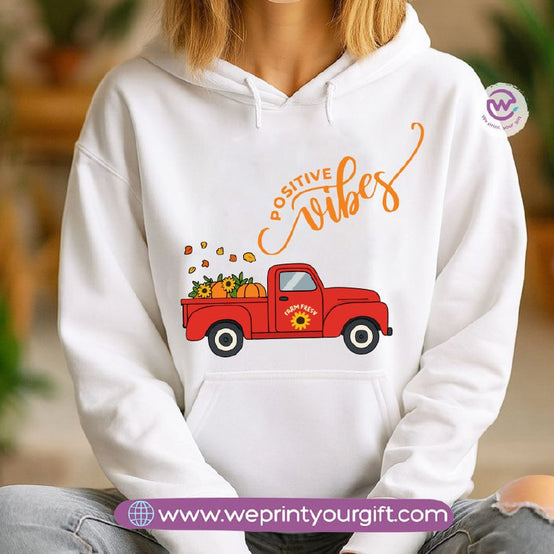 Retro Vibes Hoodie – Cotton Melton Unisex