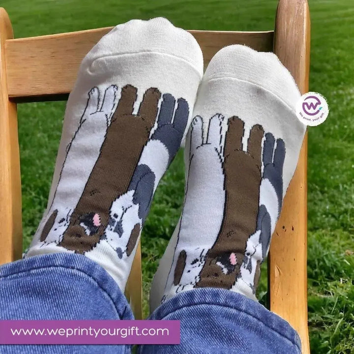 1 Pairs Foot Socks Random- We Bare Bears - WE PRINT