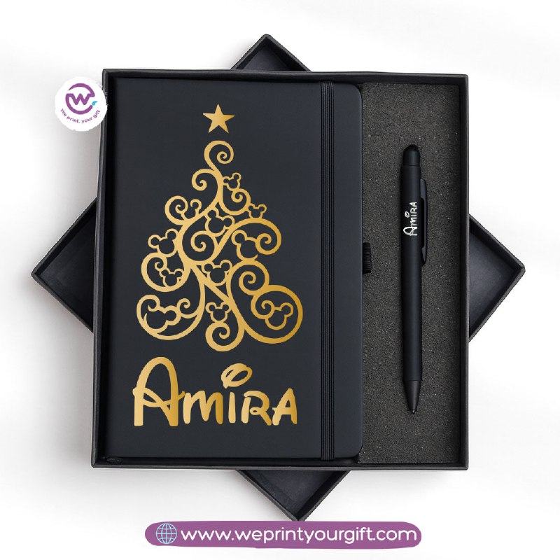Christmas Special – Personalized Notebook & Engraved Pen Gift Box