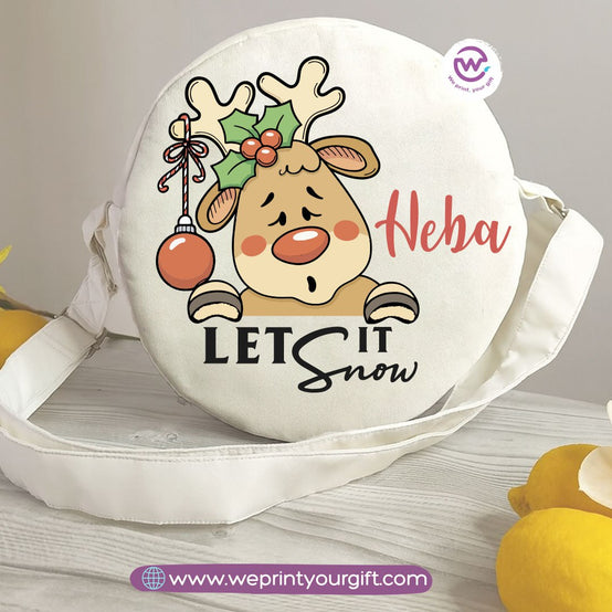 حقيبة مستديرة - إصدار عيد الميلاد