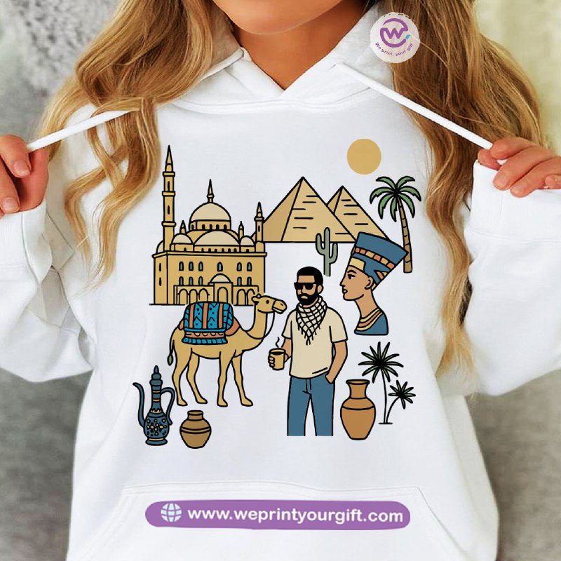 هودي مصري فرعوني – قطن ميلتون للجنسين