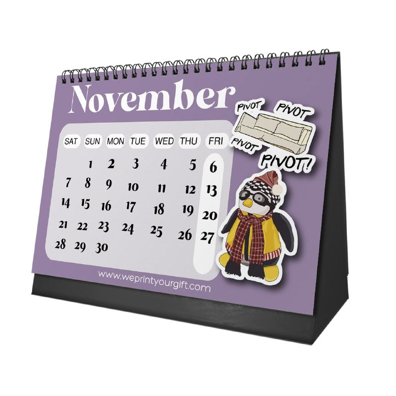 Friends TV Show Desk Calendar 2026