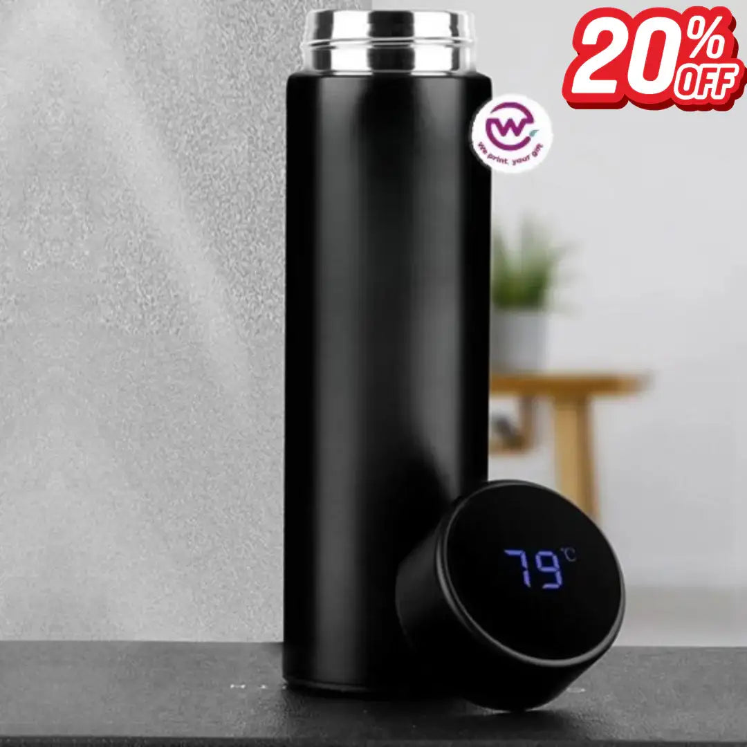 Digital thermal Thermos 500ml with Temperature Display - Ramadan offer - 20% Discount - WE PRINT