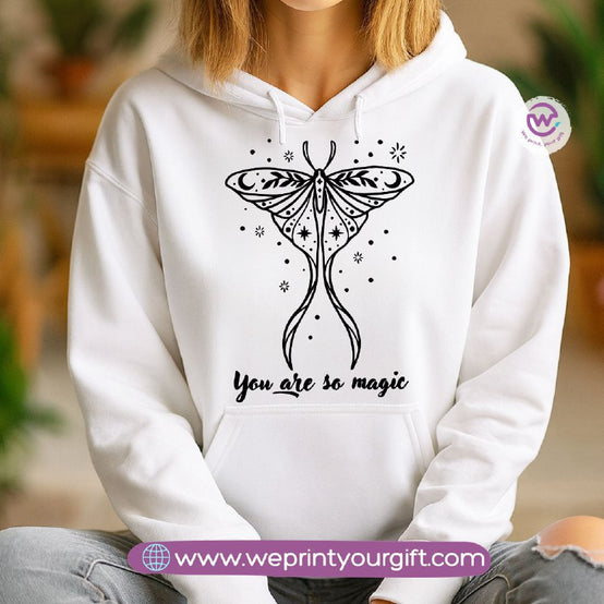 One Line Art Motivational Hoodie – Cotton Melton Unisex