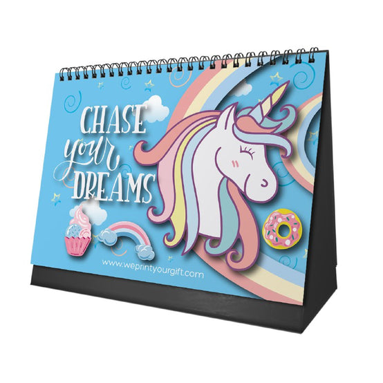Unicorn Desk Calendar 2026