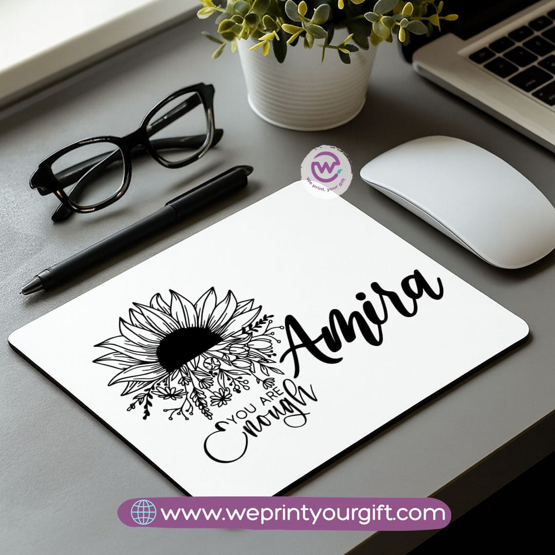 One Line Art Mouse Pad – Minimalist Artistic Desk Style