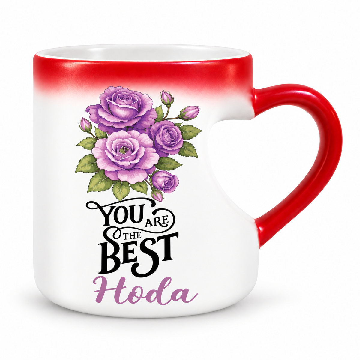 Magic Heart Handle Mug – Inspirational Floral Designs | 350 ml