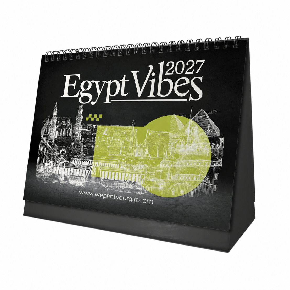 Egypt Vibes 2027 Desk Calendar – Iconic Landmarks & Arabic Inspiration