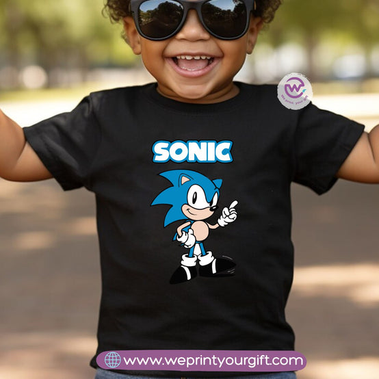 Custom Kids T-Shirt- Sonic