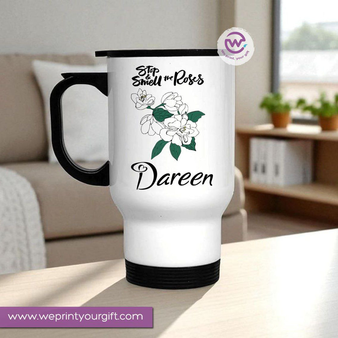 Travel mug- Floral- Names