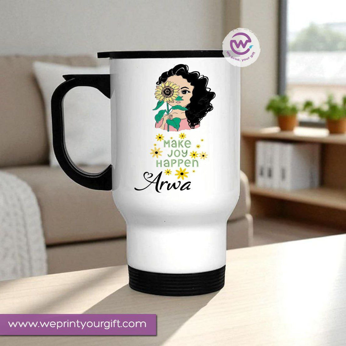 Travel mug- Floral- Names