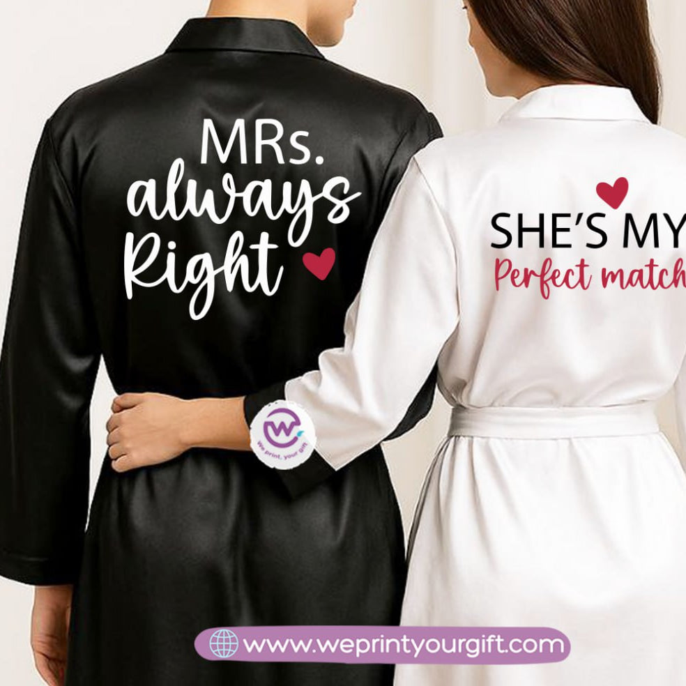 Bridal robe set- Couples